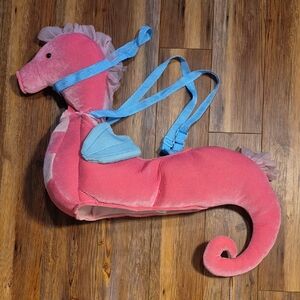Imaginarium Pink Seahorse Plush Ride On Costume - Fits 3-6 Yrs.